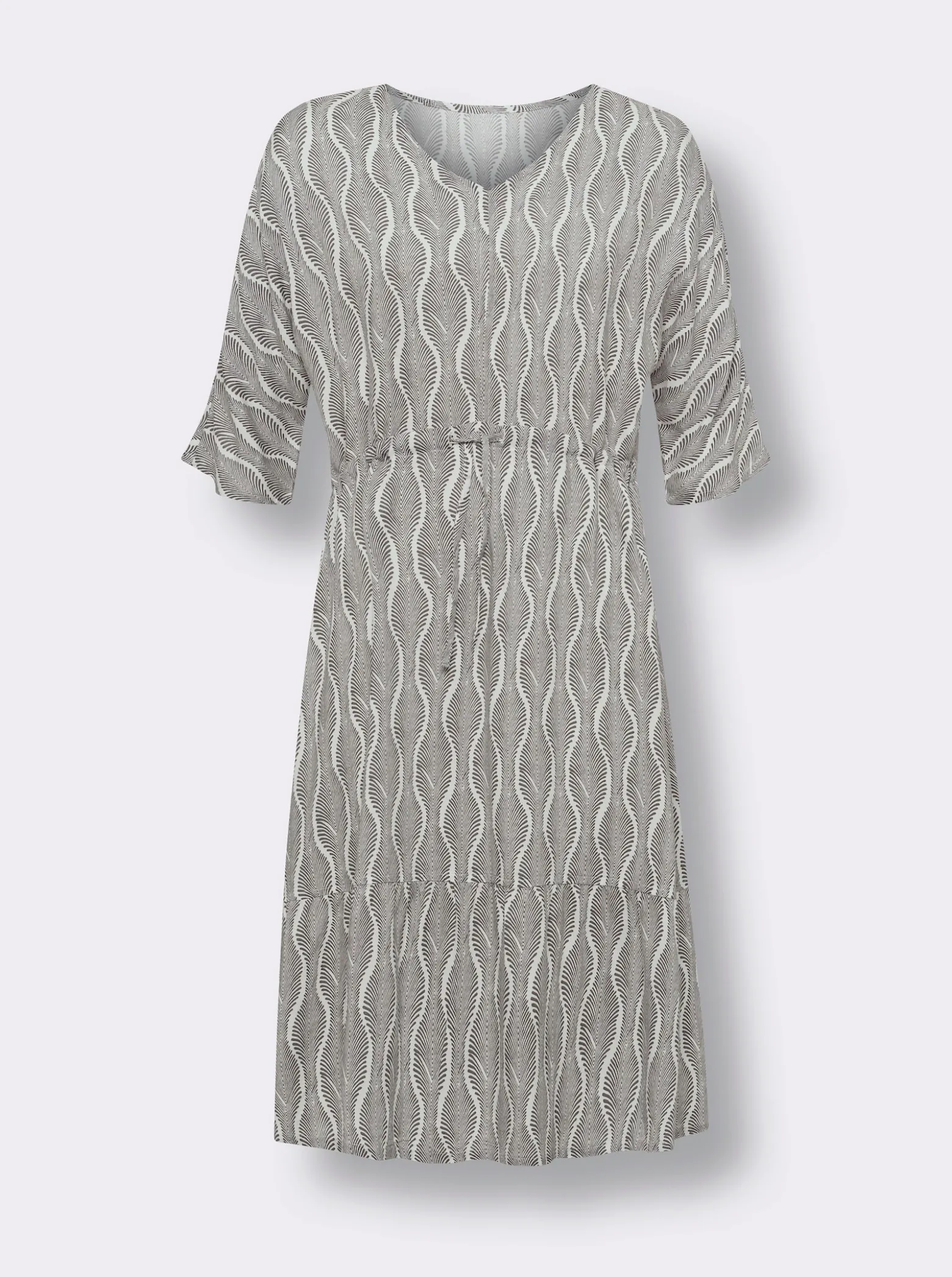 Sommerkleid mit Fledermaus-Ärmeln