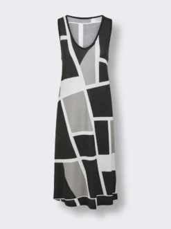 Sommerkleid mit Grafik-Druck