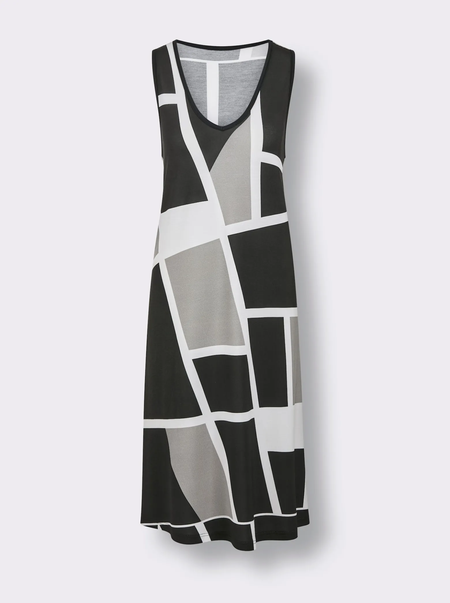 Sommerkleid mit Grafik-Druck