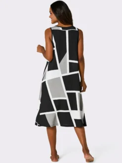 Sommerkleid mit Grafik-Druck