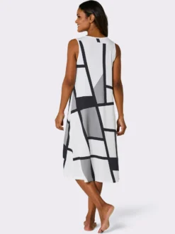 Sommerkleid mit Grafik-Druck