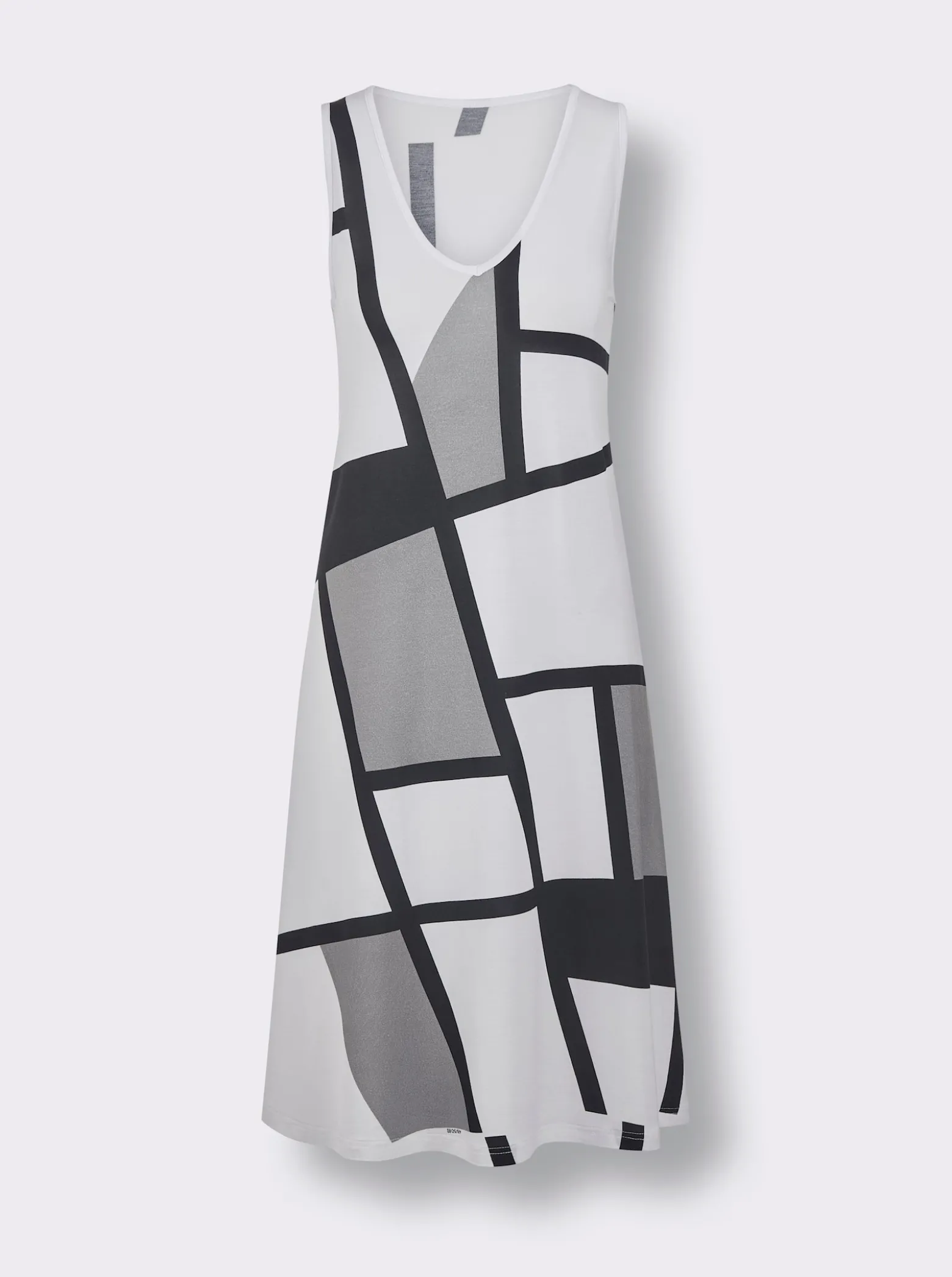 Sommerkleid mit Grafik-Druck
