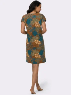 Sommerkleid mit Grafik-Print allover