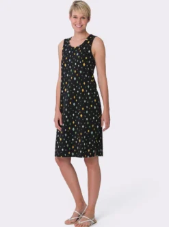 Sommerkleid mit Rauten-Muster