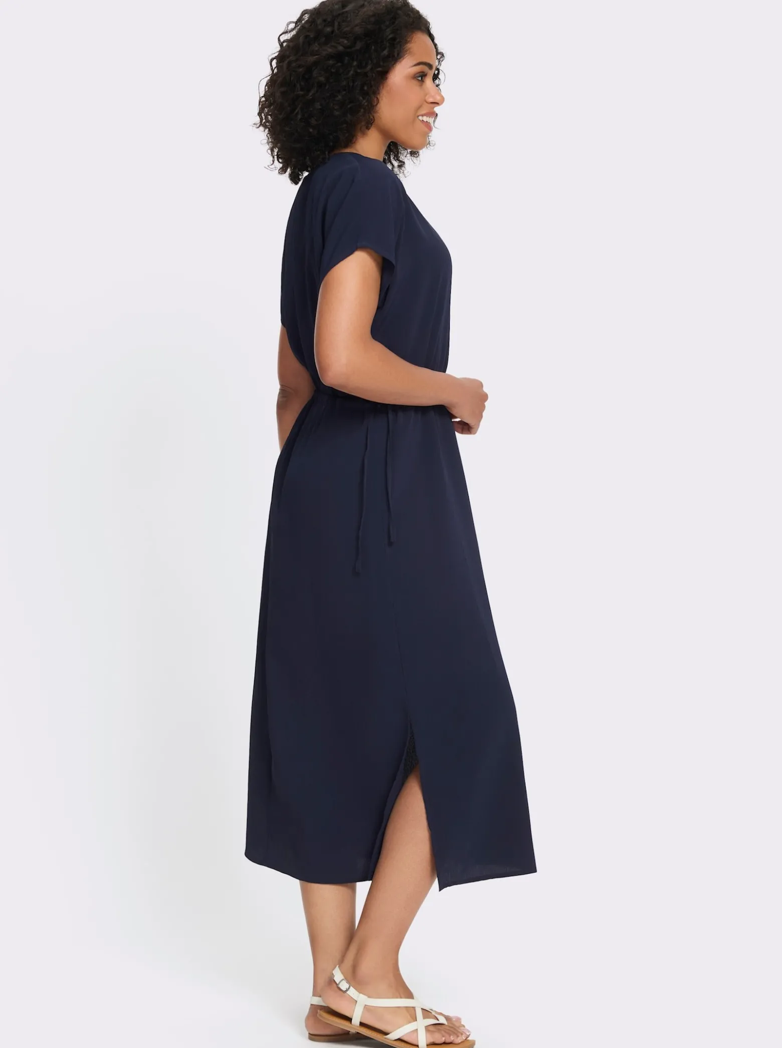 Sommerkleid mit Tunnelzug in der Taille
