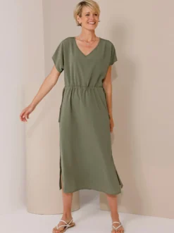Sommerkleid mit Tunnelzug in der Taille