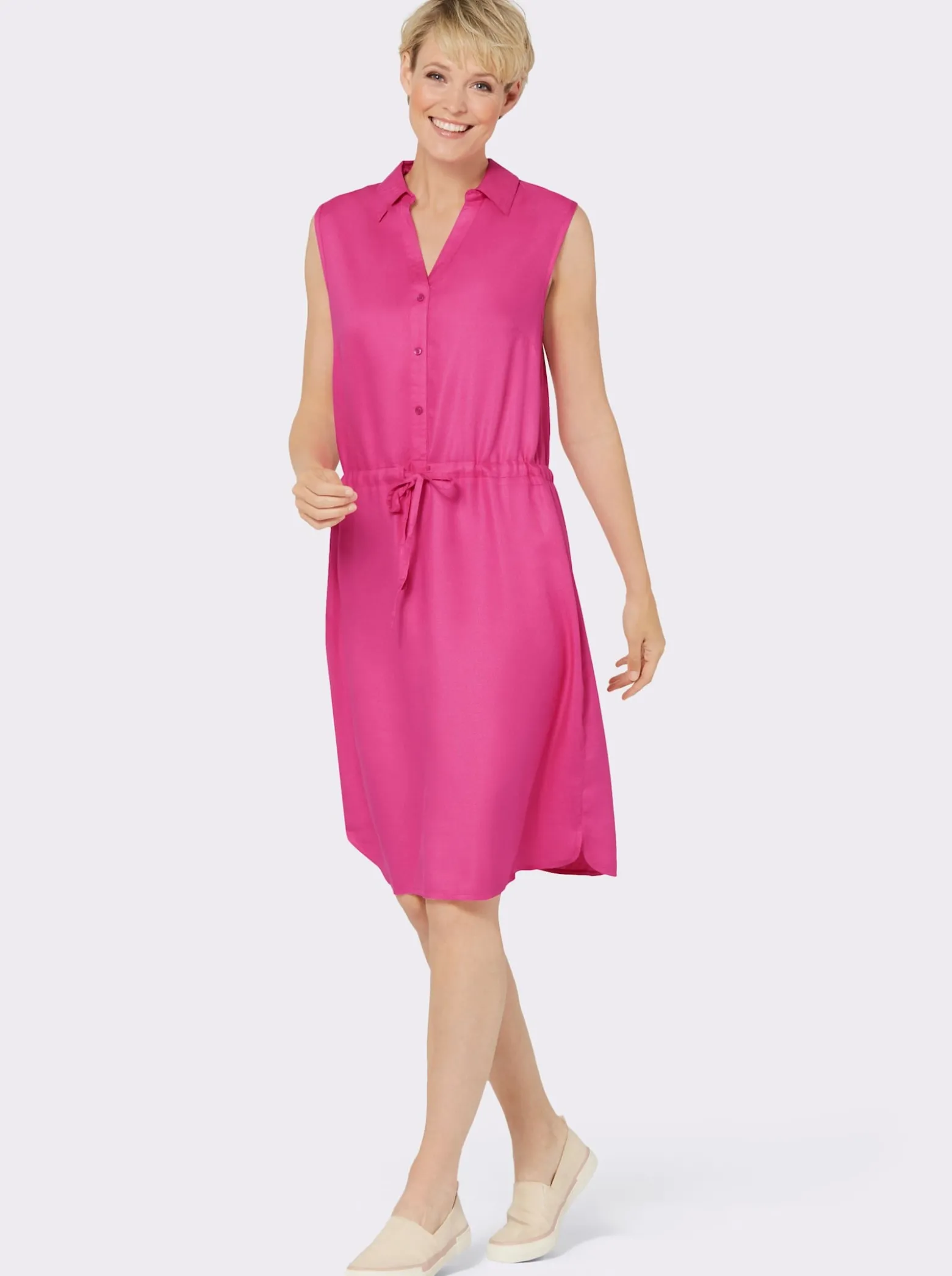 Sommerkleid mit Tunnelzug in der Taille