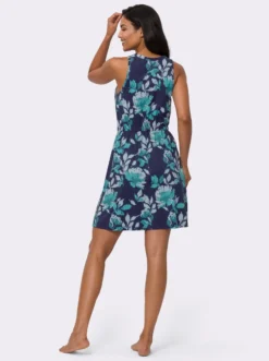 Sommerkleid mit Tunnelzug und Bindeband