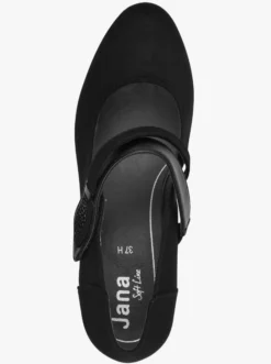 Spangenpumps mit Klettverschluss