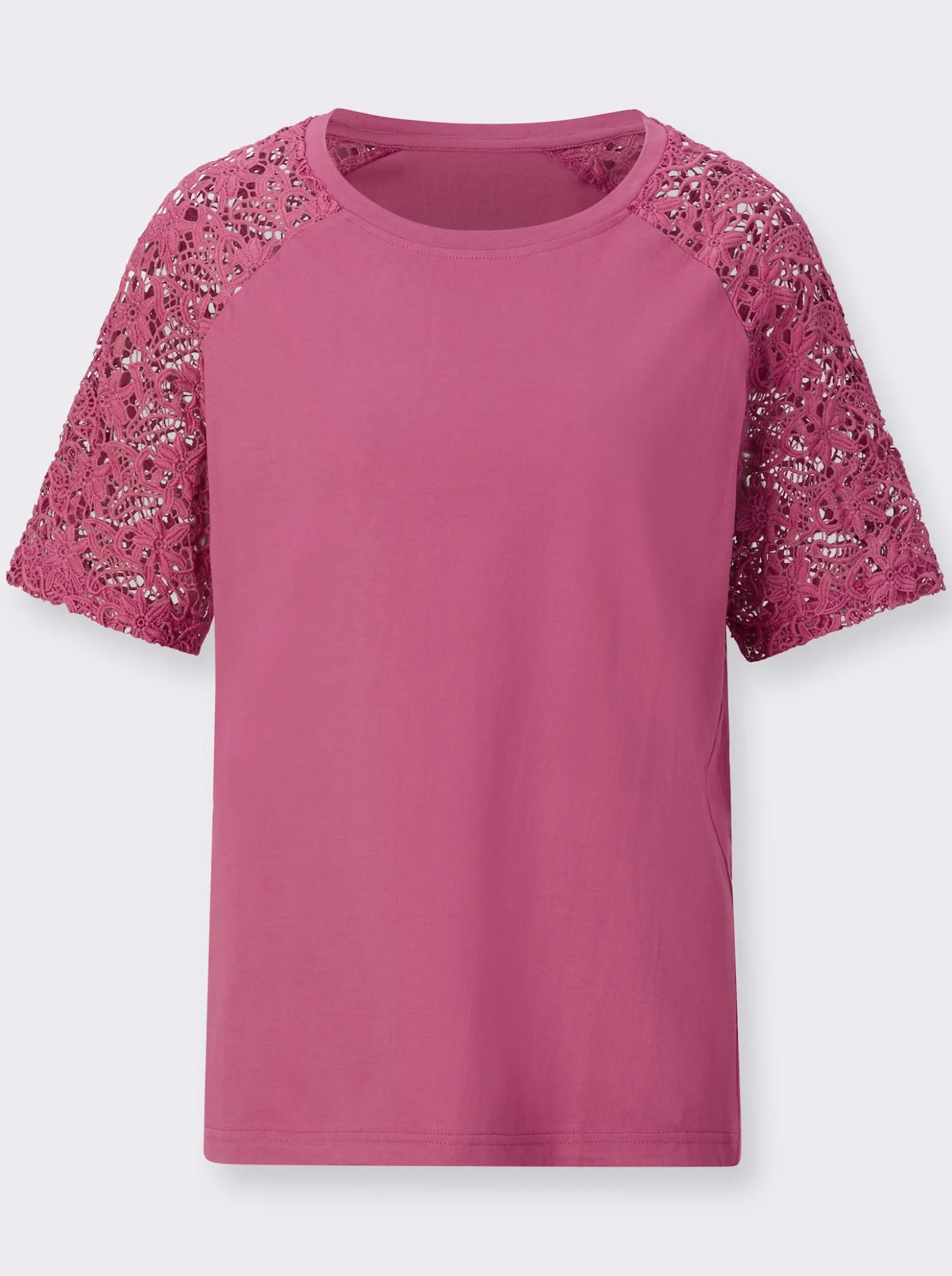 Spitzenshirt aus Baumwolle