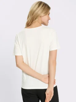 Spitzenshirt aus reiner Baumwolle