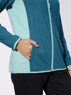 Sportjacke mit kontrastfarbenen Einsätzen