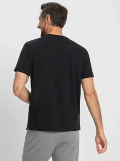 Sportshirt mit einfarbigem Rückenteil