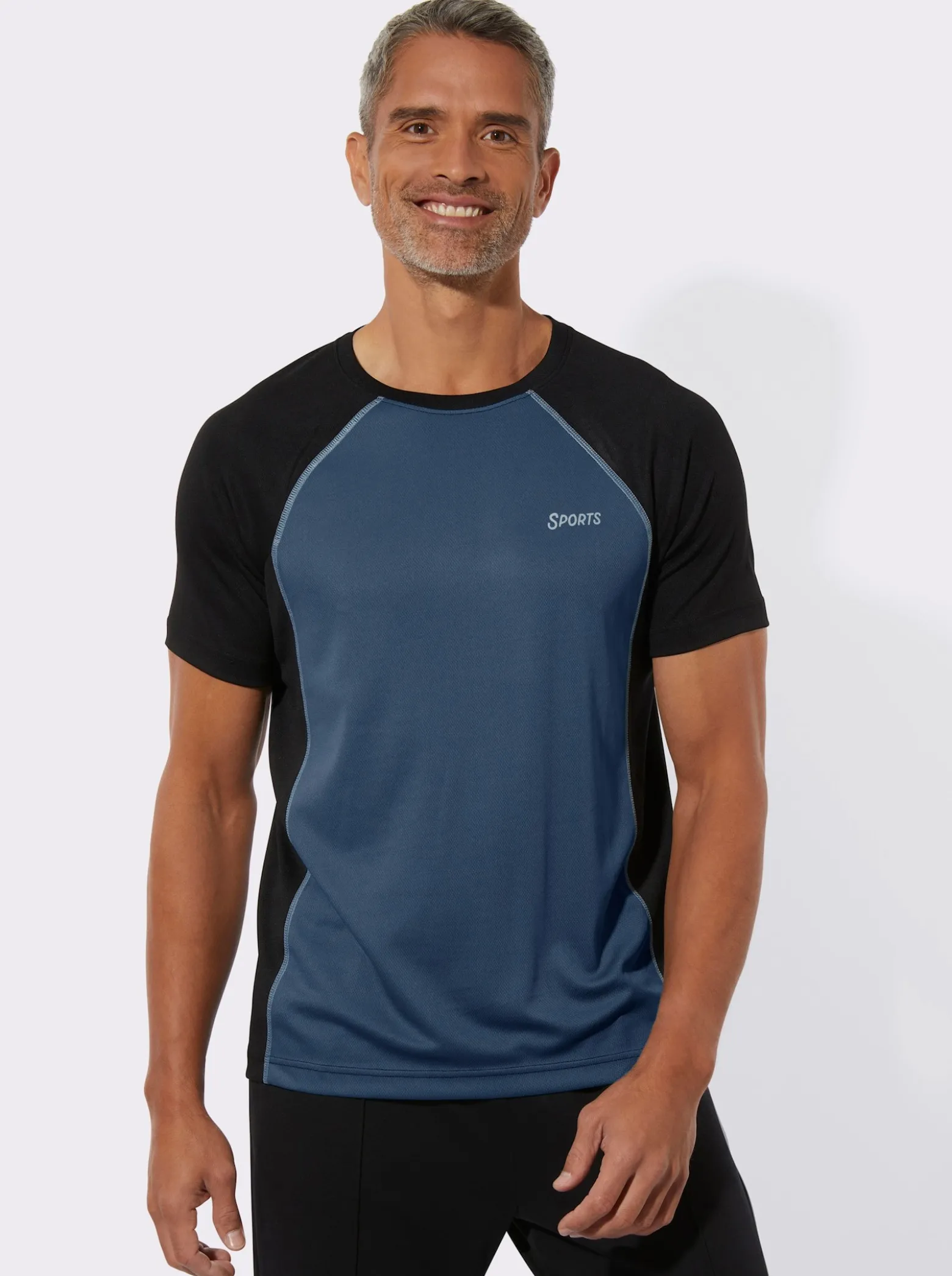 Sportshirt mit Kontrasten