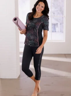 Sportshirt mit Kontrastnähten