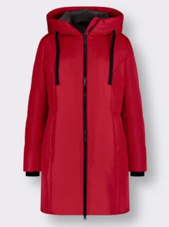 Stark wärmende Longjacke mit Steppmuster
