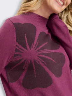 Stehkragenpullover in flauschig weicher Qualität