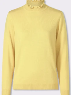 Stehkragenpullover in flauschiger Qualität