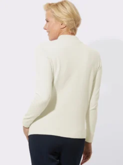 Stehkragenpullover in superweicher Qualität