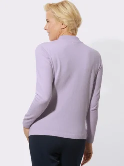 Stehkragenpullover in superweicher Qualität