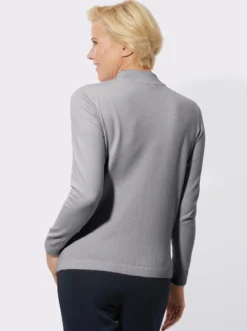 Stehkragenpullover in superweicher Qualität