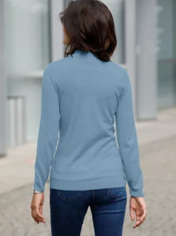 Stehkragenpullover weich wie Kaschmir