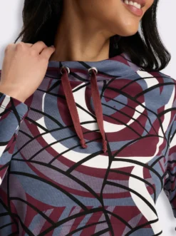 Stehkragenshirt in formstabiler Interlock-Qualität