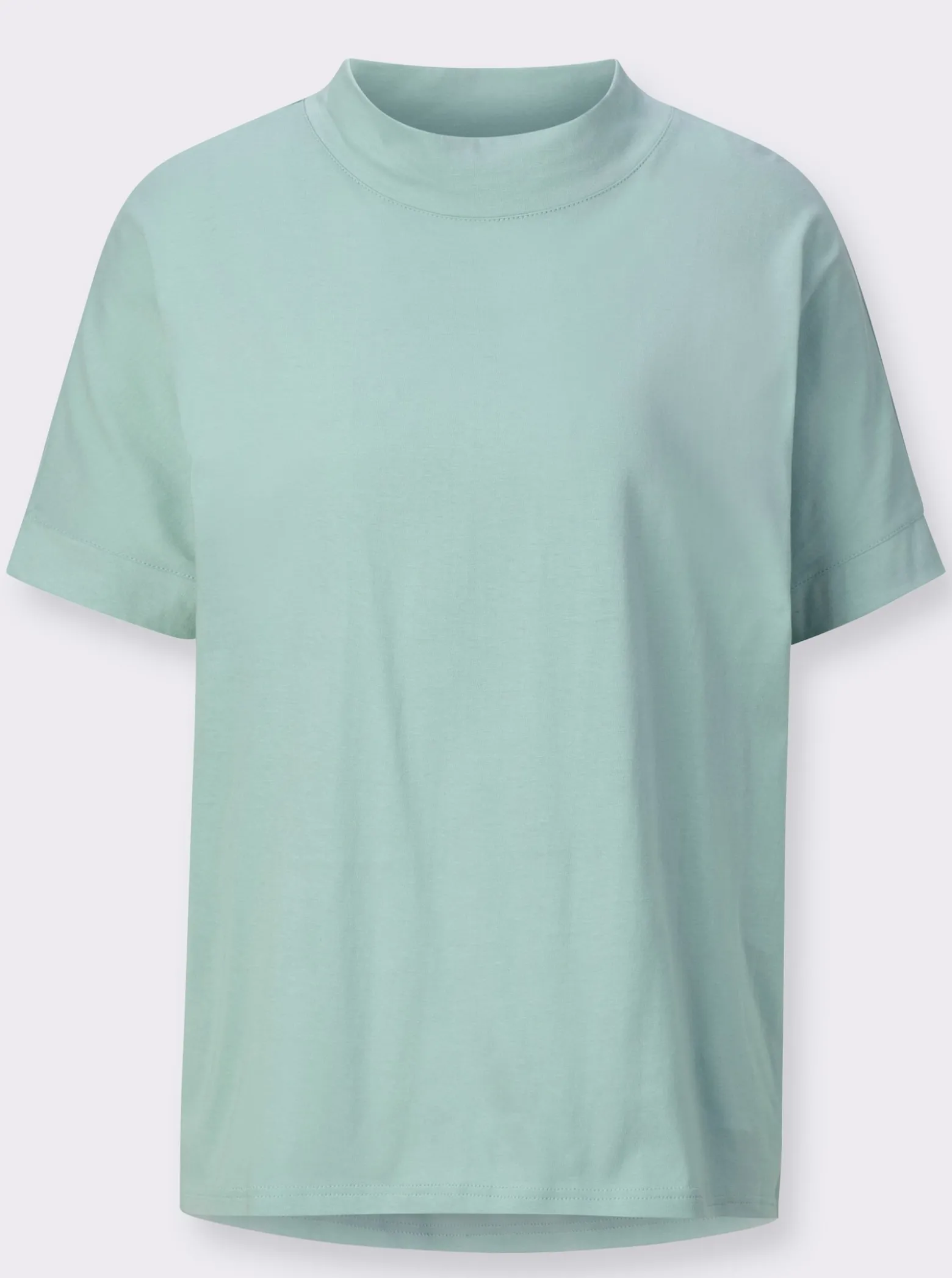 Stehkragenshirt mit Falte hinten