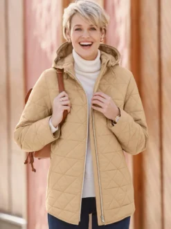 Steppjacke für normale Wintertemperaturen