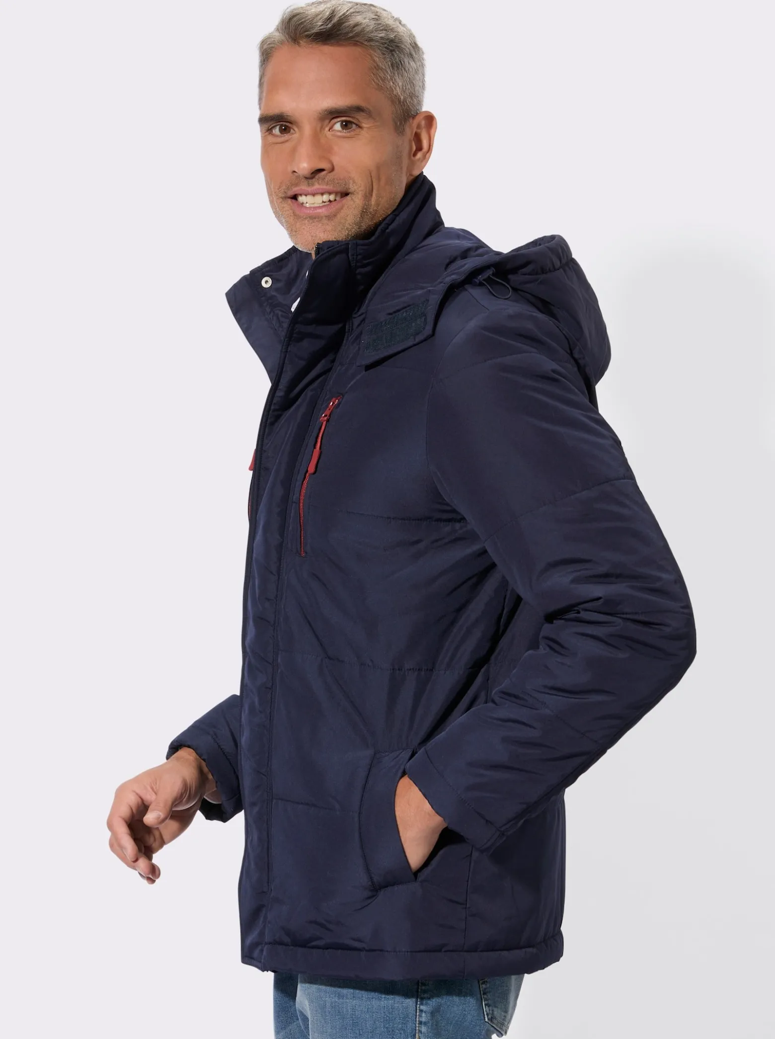 Steppjacke für normale Wintertemperaturen