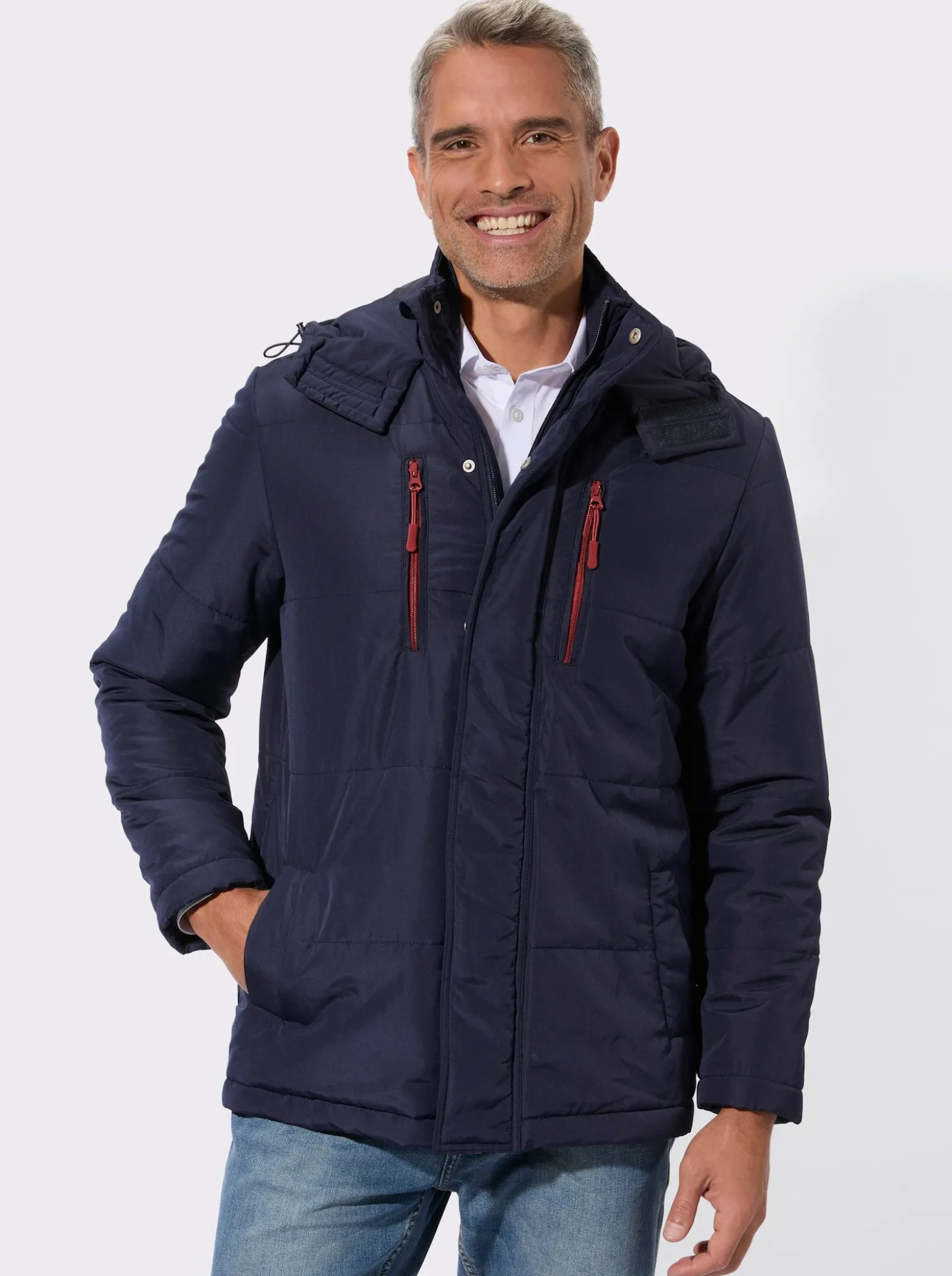 Steppjacke für normale Wintertemperaturen