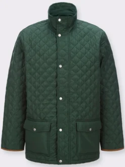 Steppjacke im Rautenmuster