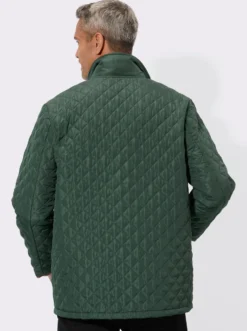 Steppjacke im Rautenmuster