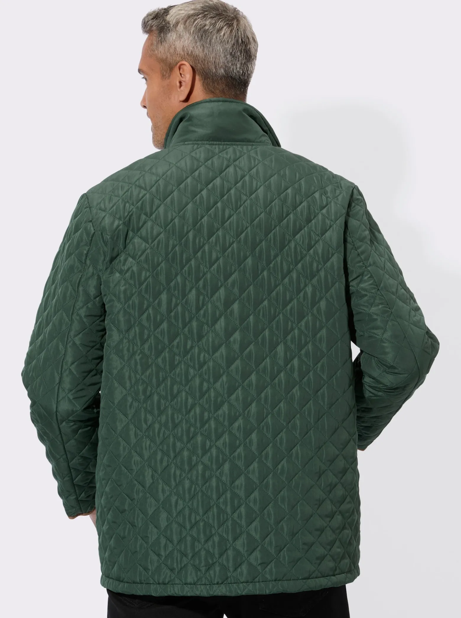 Steppjacke im Rautenmuster