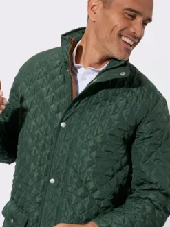 Steppjacke im Rautenmuster
