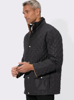 Steppjacke im Rautenmuster