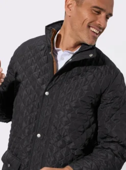 Steppjacke im Rautenmuster