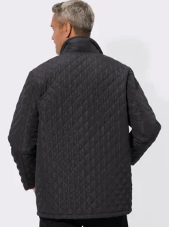 Steppjacke im Rautenmuster