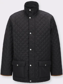 Steppjacke im Rautenmuster