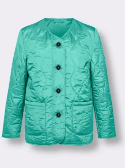 Steppjacke in kastigem Schnitt