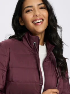 Steppjacke in kastiger Form