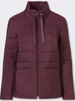 Steppjacke in kastiger Form