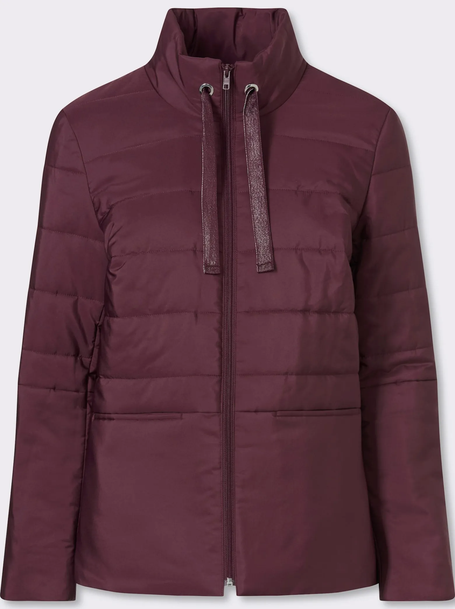 Steppjacke in kastiger Form