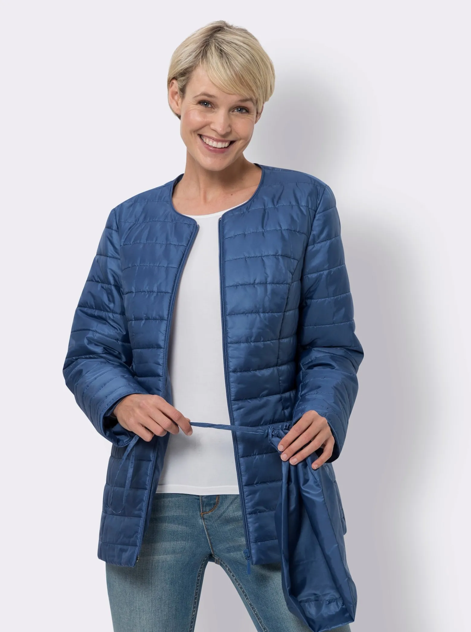 Steppjacke inklusive Beutel