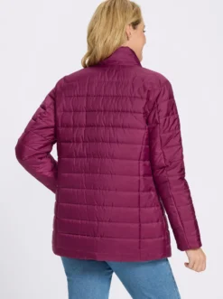 Steppjacke in längerer Form, winterwarm