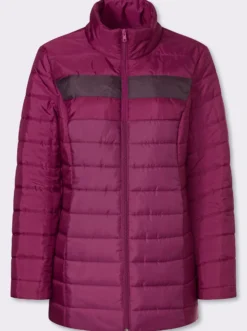 Steppjacke in längerer Form, winterwarm
