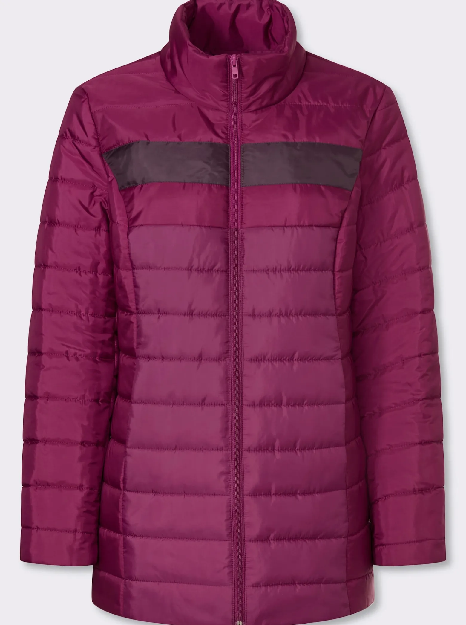 Steppjacke in längerer Form, winterwarm
