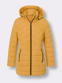 Steppjacke mit abnehmbarer Kapuze