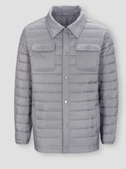 Steppjacke mit Druckknopfleiste