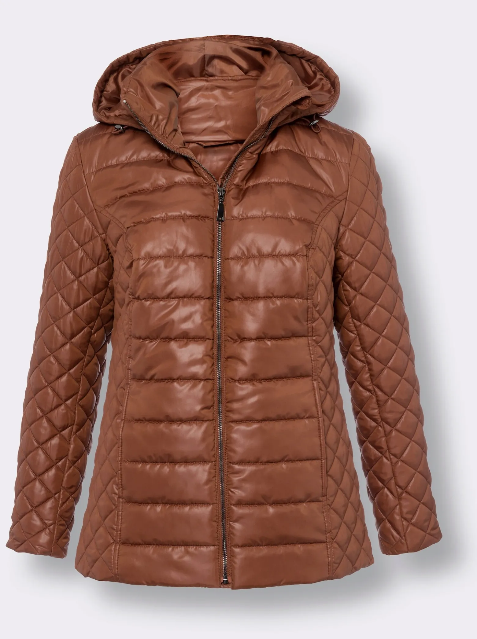 Steppjacke mit Kapuze